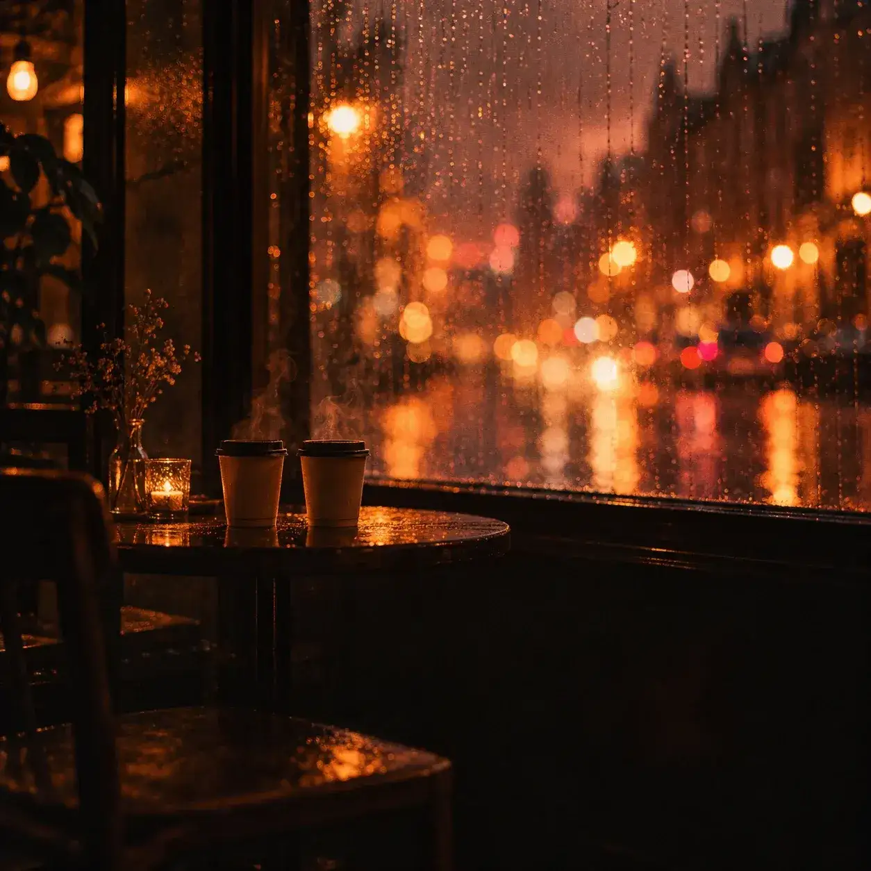 Paper Cup Rain – AI 生成的歌曲封面